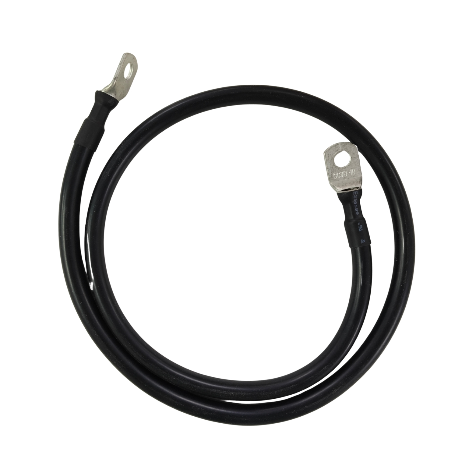 SILICONE WIRE 2AWG RED WITH (SC70-6LUGS)1000MM